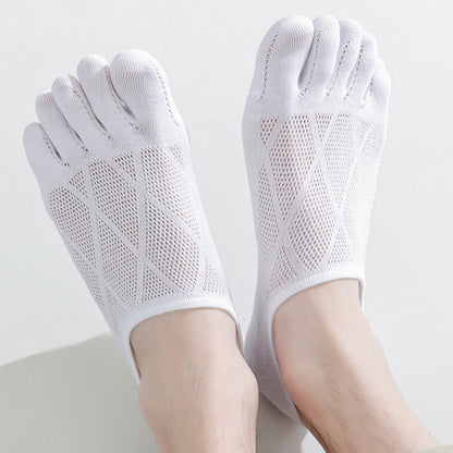 Plus Size Diamond Lattice Alignment Socks(7 Pairs)