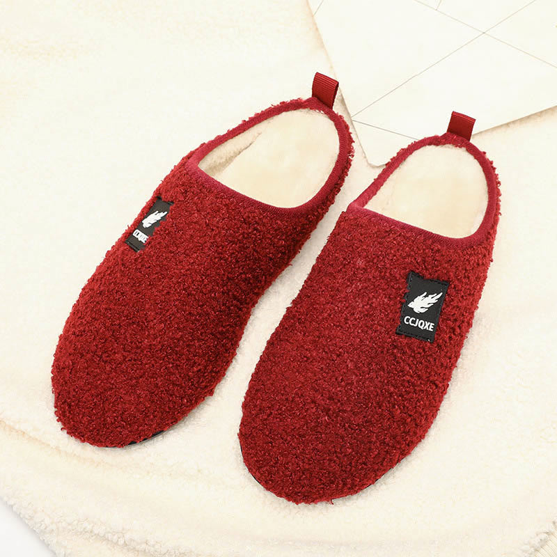 Plus Size Solid Color Classic Slippers