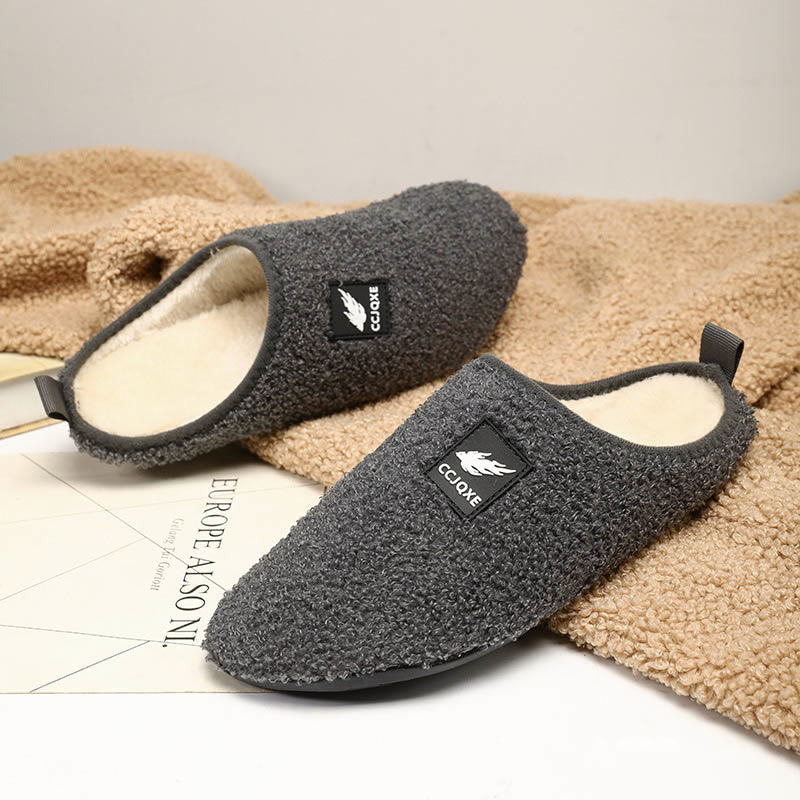 Plus Size Solid Color Classic Slippers