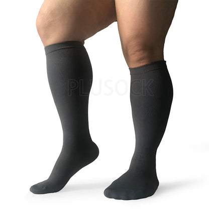 2XL-7XL Plus Size Pure Color Compression Socks