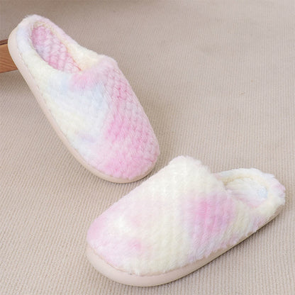 Plus Size Tie Dye Slippers