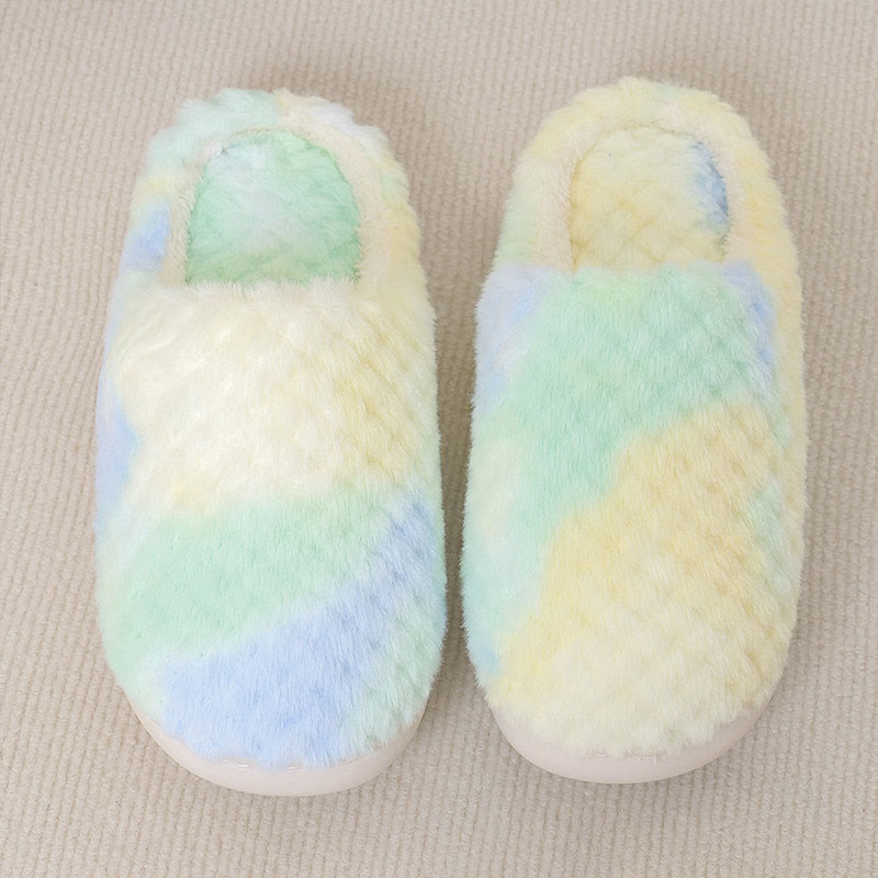 Plus Size Tie Dye Slippers