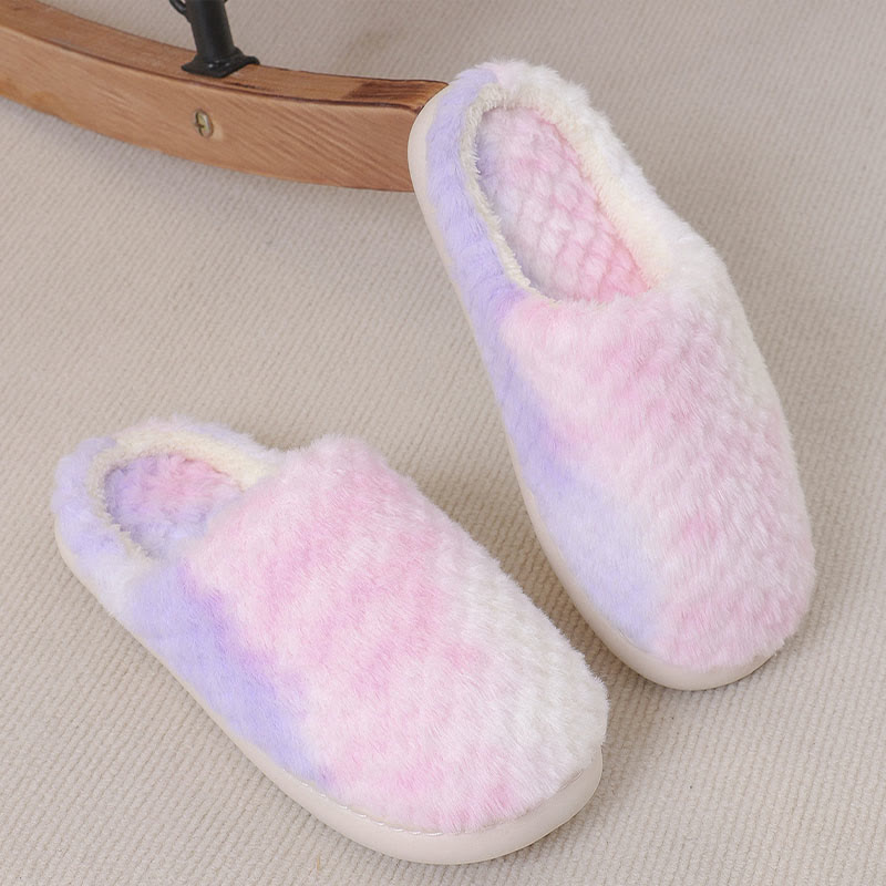 Plus Size Tie Dye Slippers