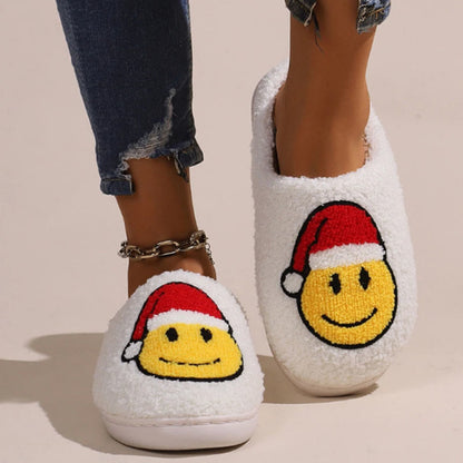 Plus Size Smiley Face Slipper Socks