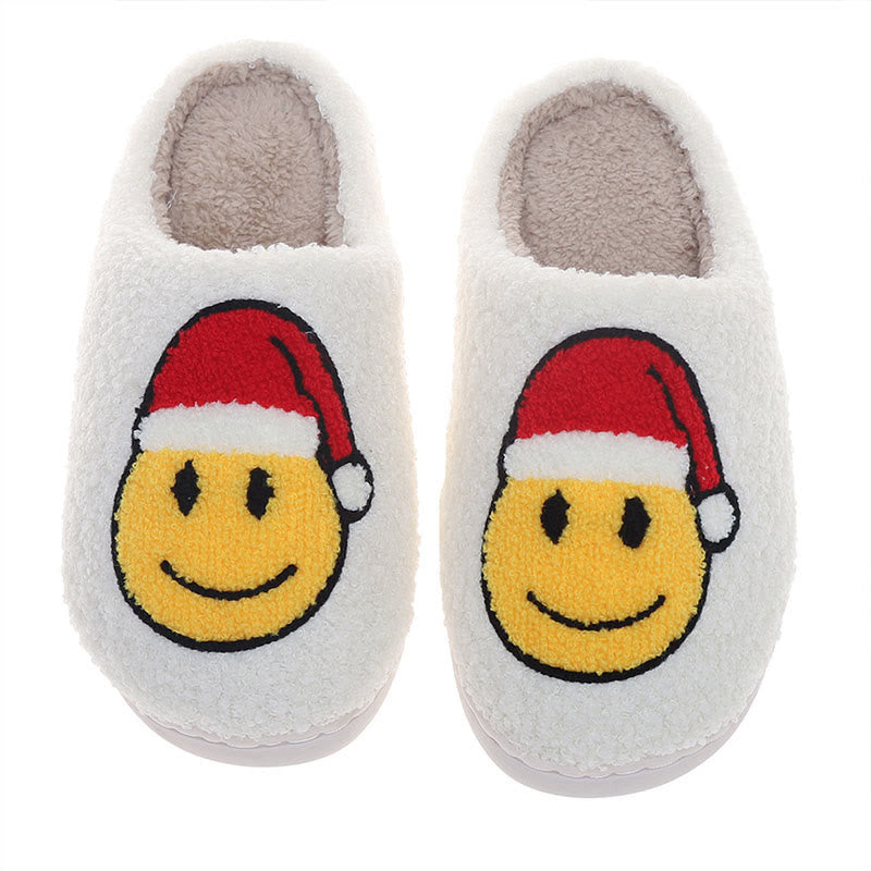 Plus Size Smiley Face Slipper Socks