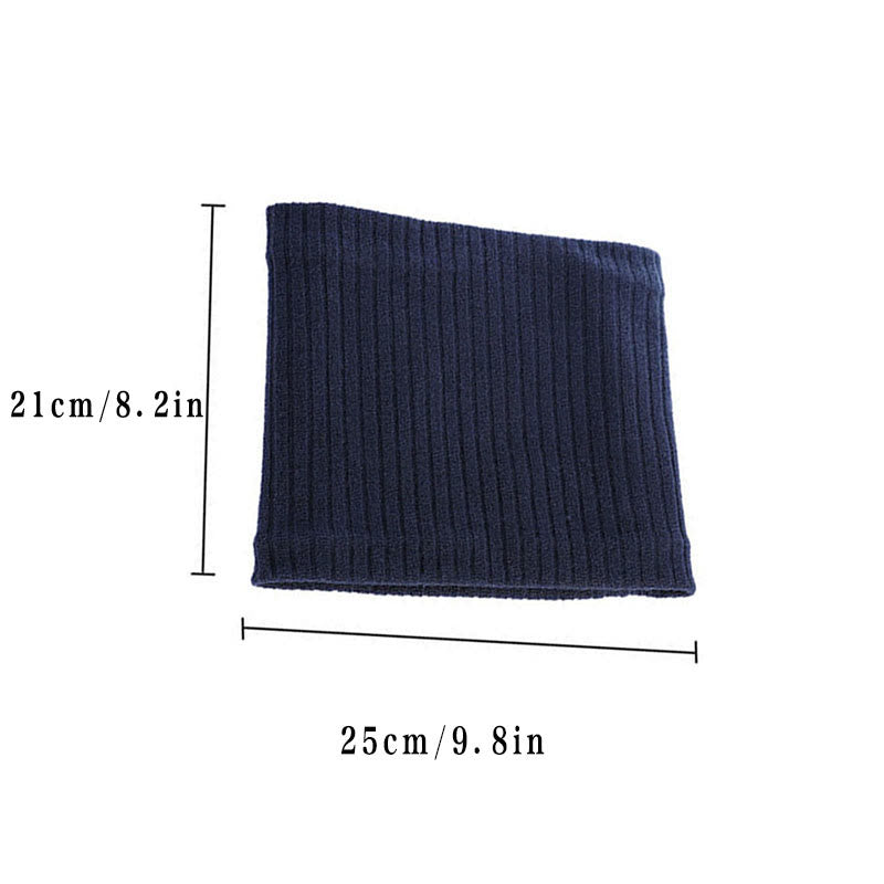 Solid Color Simple Knit Beanie Scarf 2 In 1 Set