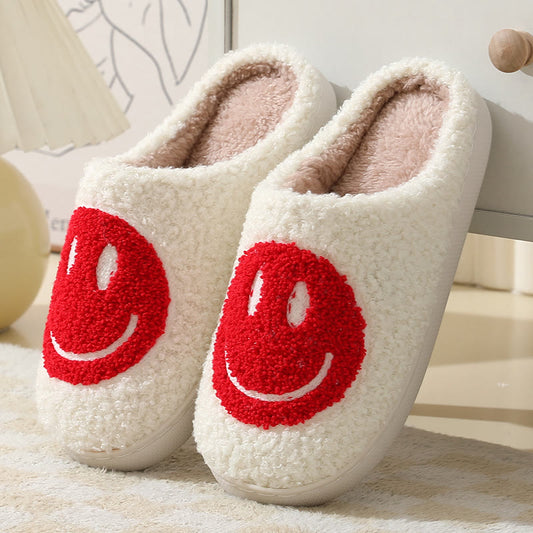 Plus Size Anti Slip Smiley Face Slippers