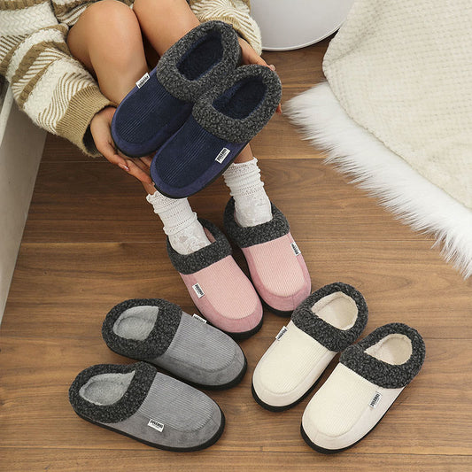 Plus Size Vertical Stripes Slippers