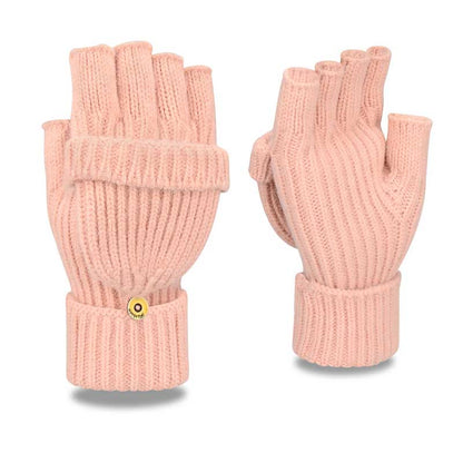 Winter Warm Knitted Fingerless Gloves