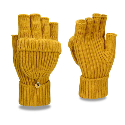 Winter Warm Knitted Fingerless Gloves