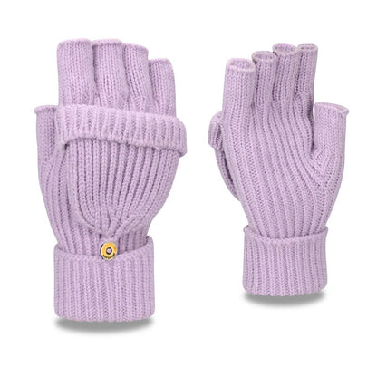 Winter Warm Knitted Fingerless Gloves