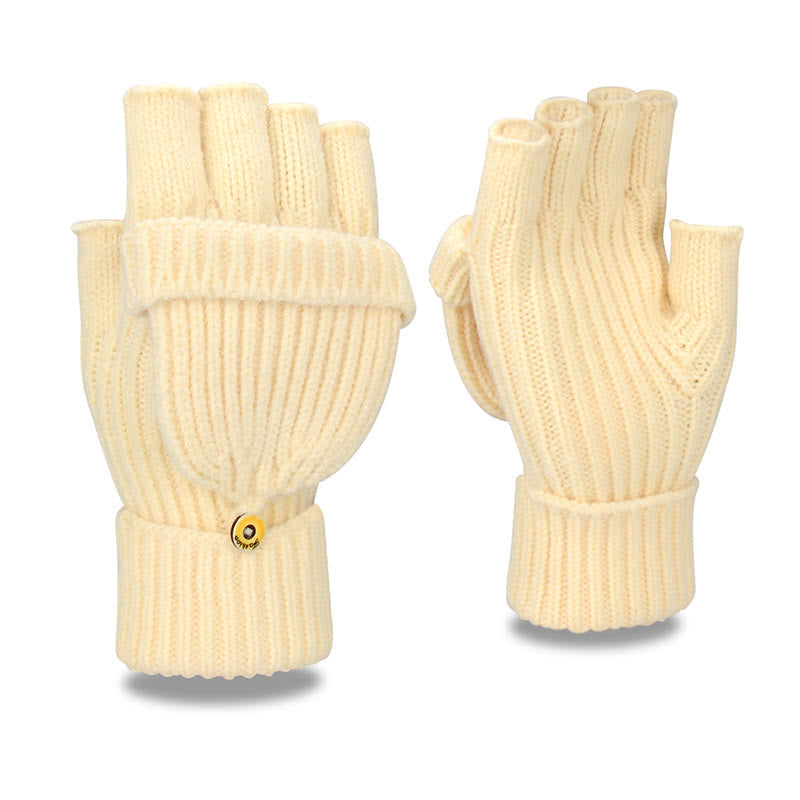 Winter Warm Knitted Fingerless Gloves