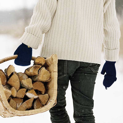 Winter Warm Knitted Fingerless Gloves