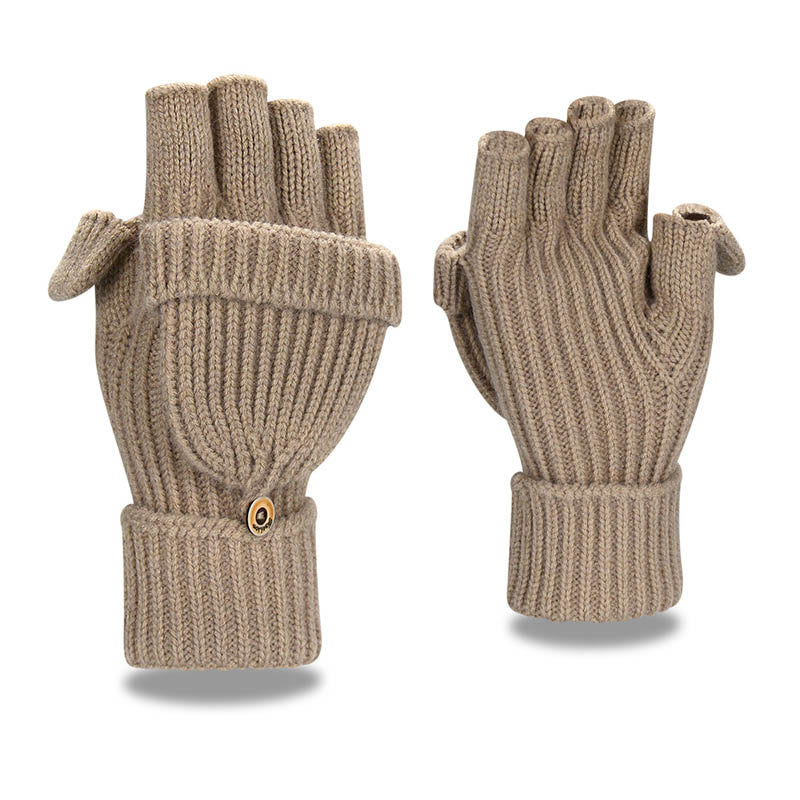 Soft Convertible Flap Gloves