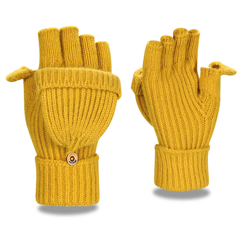 Soft Convertible Flap Gloves