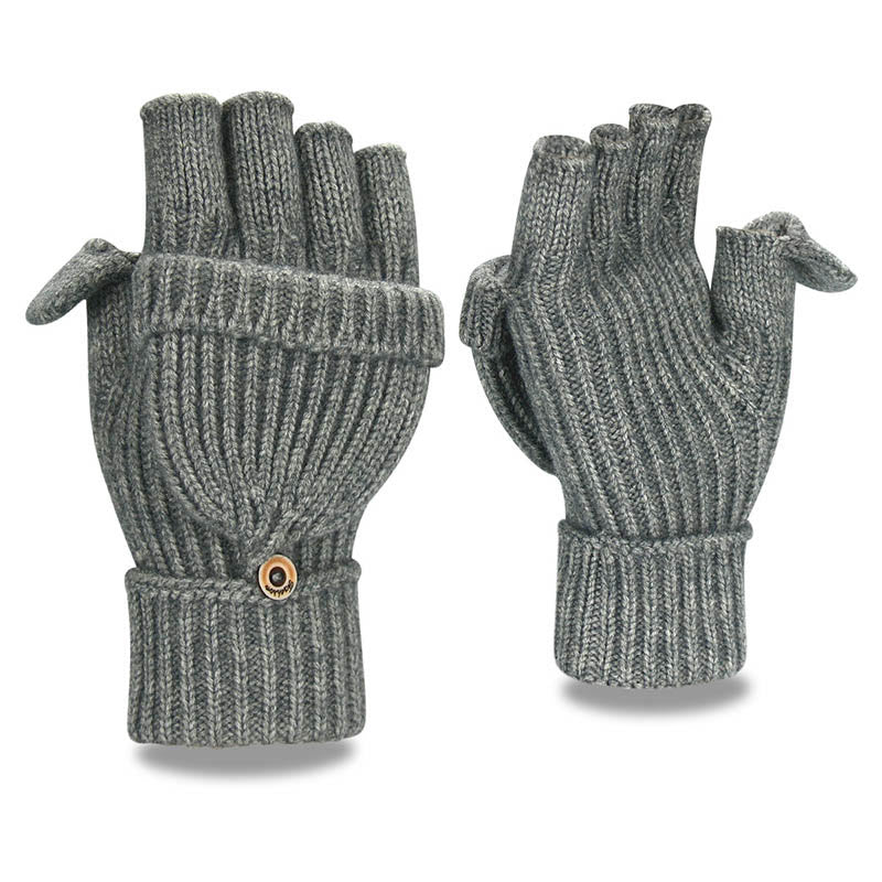 Soft Convertible Flap Gloves