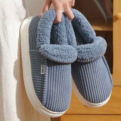 Plus Size Winter Warm Fluffy Slippers