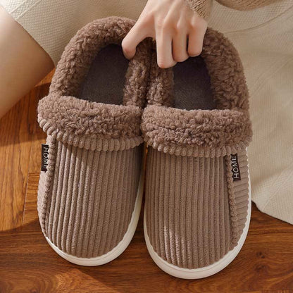 Plus Size Winter Warm Fluffy Slippers