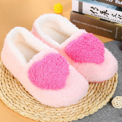 Plus Size Heart Slippers