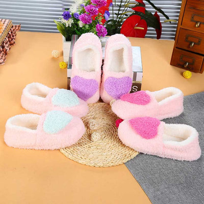 Plus Size Heart Slippers