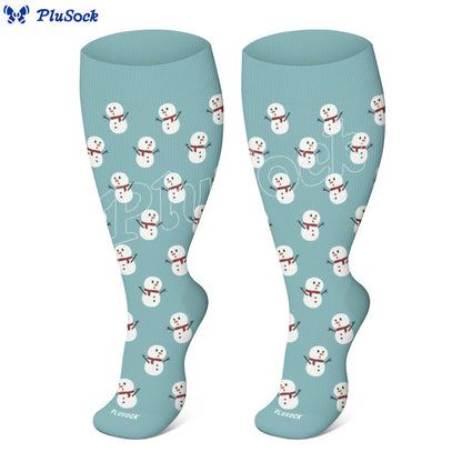 Plus Size Cute Compression Socks