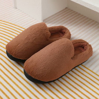 Plus Size Winter Brown Slippers