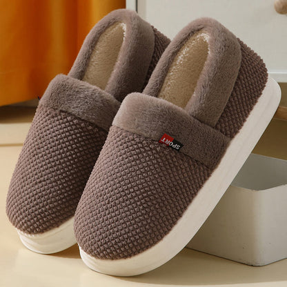 Plus Size Winter Warm Thick Sole Slippers