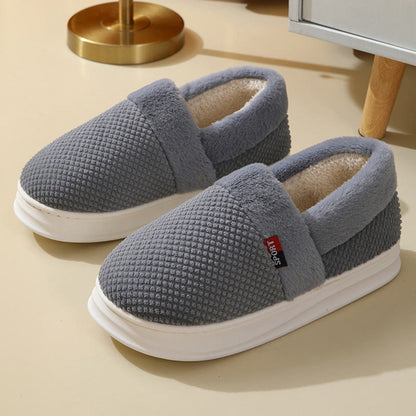 Plus Size Winter Warm Thick Sole Slippers