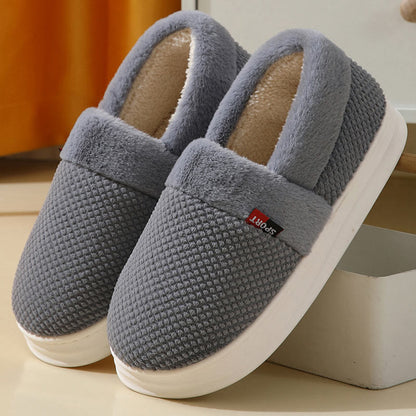 Plus Size Winter Warm Thick Sole Slippers