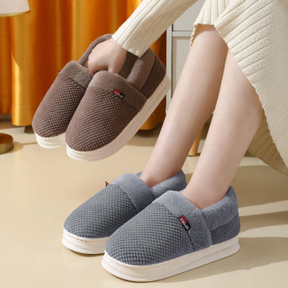 Plus Size Winter Warm Thick Sole Slippers