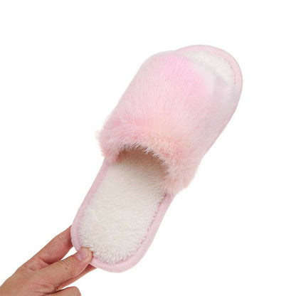 Plus Size Comfy Gradient Color Slippers