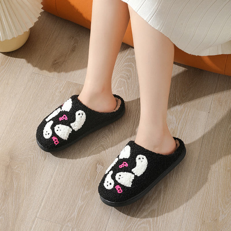 Plus Size Cute Ghost Slippers