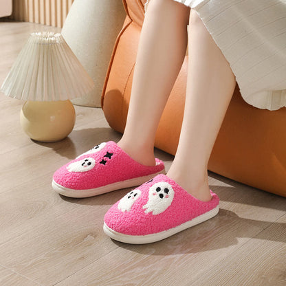 Plus Size Cute Ghost Slippers