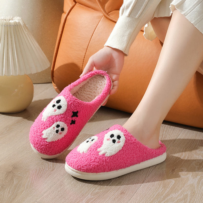 Plus Size Cute Ghost Slippers