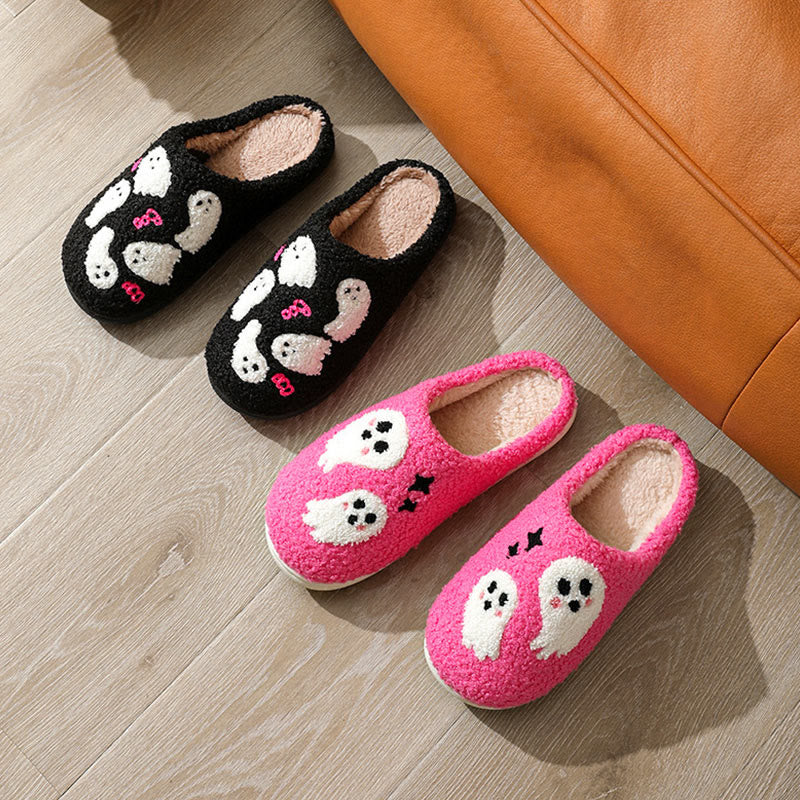 Plus Size Cute Ghost Slippers