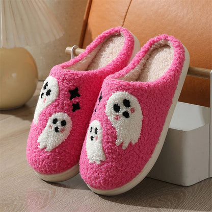 Plus Size Cute Ghost Slippers