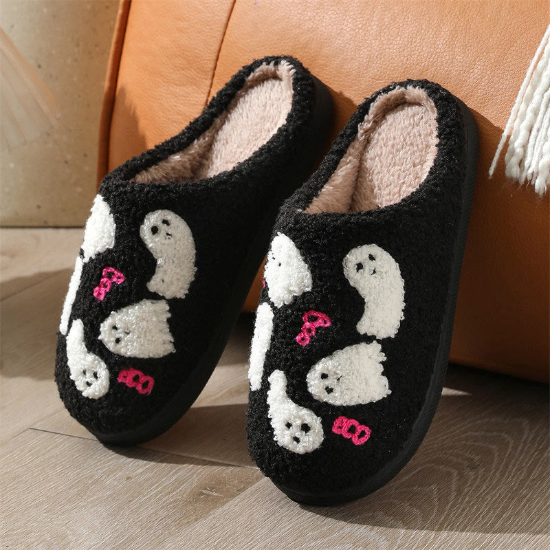 Plus Size Cute Ghost Slippers