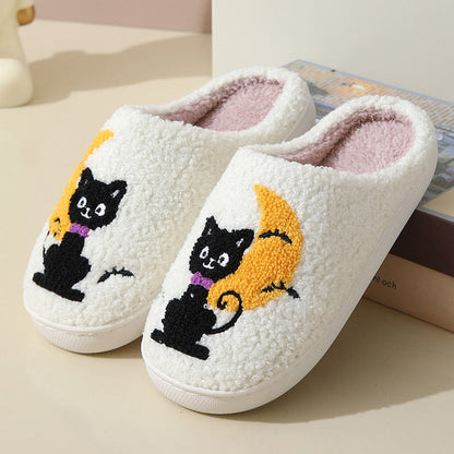 Plus Size Moon Cat Slippers