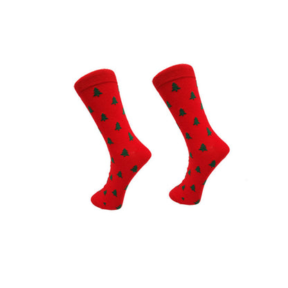 Plus Size Christmas Fashion Quarter Socks(6 Pairs)