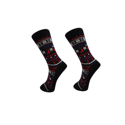 Plus Size Christmas Fashion Quarter Socks(6 Pairs)