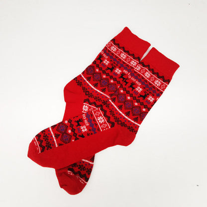 Plus Size Christmas Fashion Quarter Socks(6 Pairs)