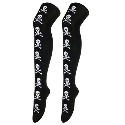 Halloween Thigh High Knee Socks(6 Pairs)