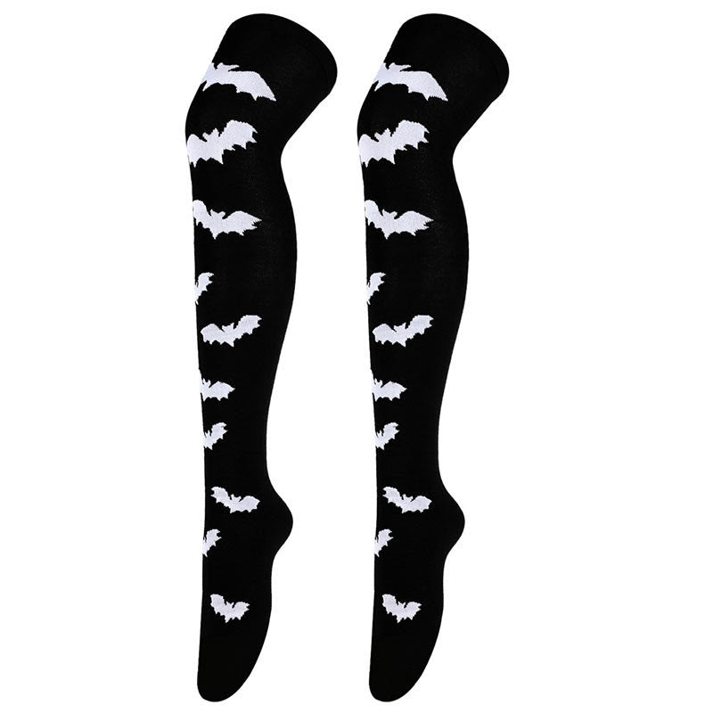 Halloween Thigh High Knee Socks(6 Pairs)