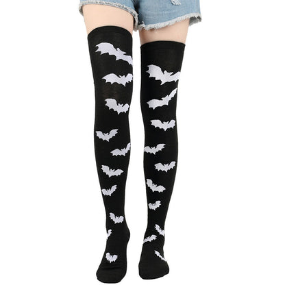 Halloween Thigh High Knee Socks(6 Pairs)