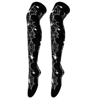 Halloween Thigh High Knee Socks(6 Pairs)