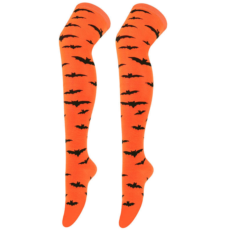 Halloween Thigh High Knee Socks(6 Pairs)