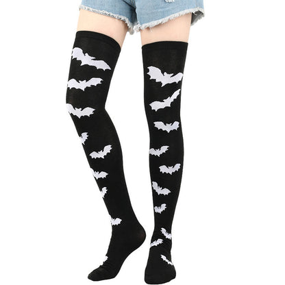 Halloween Thigh High Knee Socks(6 Pairs)