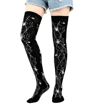 Halloween Thigh High Knee Socks(6 Pairs)