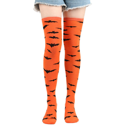 Halloween Thigh High Knee Socks(6 Pairs)