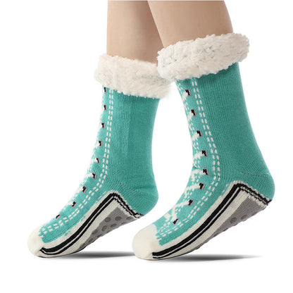 3D Laces Slipper Socks